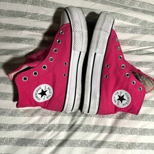 Pink Used High Top Converse